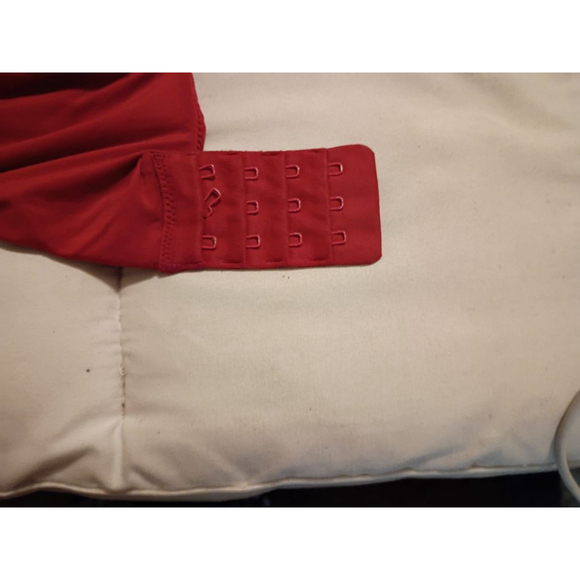 Women's Joyspun Bra Size 38D Red Lace Wireless Push-up Padded Bra - Picture 4 of 9